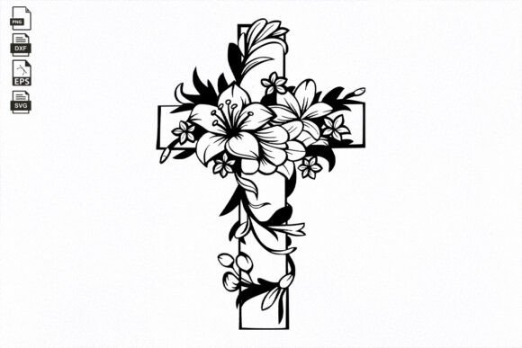 Cross SVG, Floral Cross SVG Review