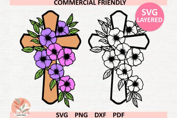 Cross Svg, Floral, Faith Svg Review