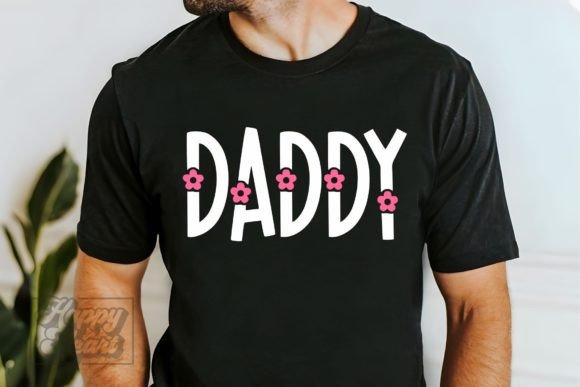 Daddy Flower Floral Birthday SVG PNG