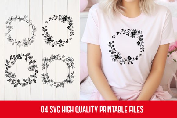 Floral Frame SVG Clipart Review