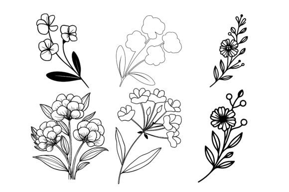 Flower Svg, Wildflower Svg, Floral Bouquet